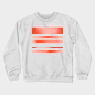 Red Watercolour Stripes Crewneck Sweatshirt